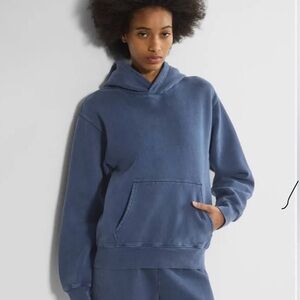 TNA Cozy Fleece Hoodie in Gray